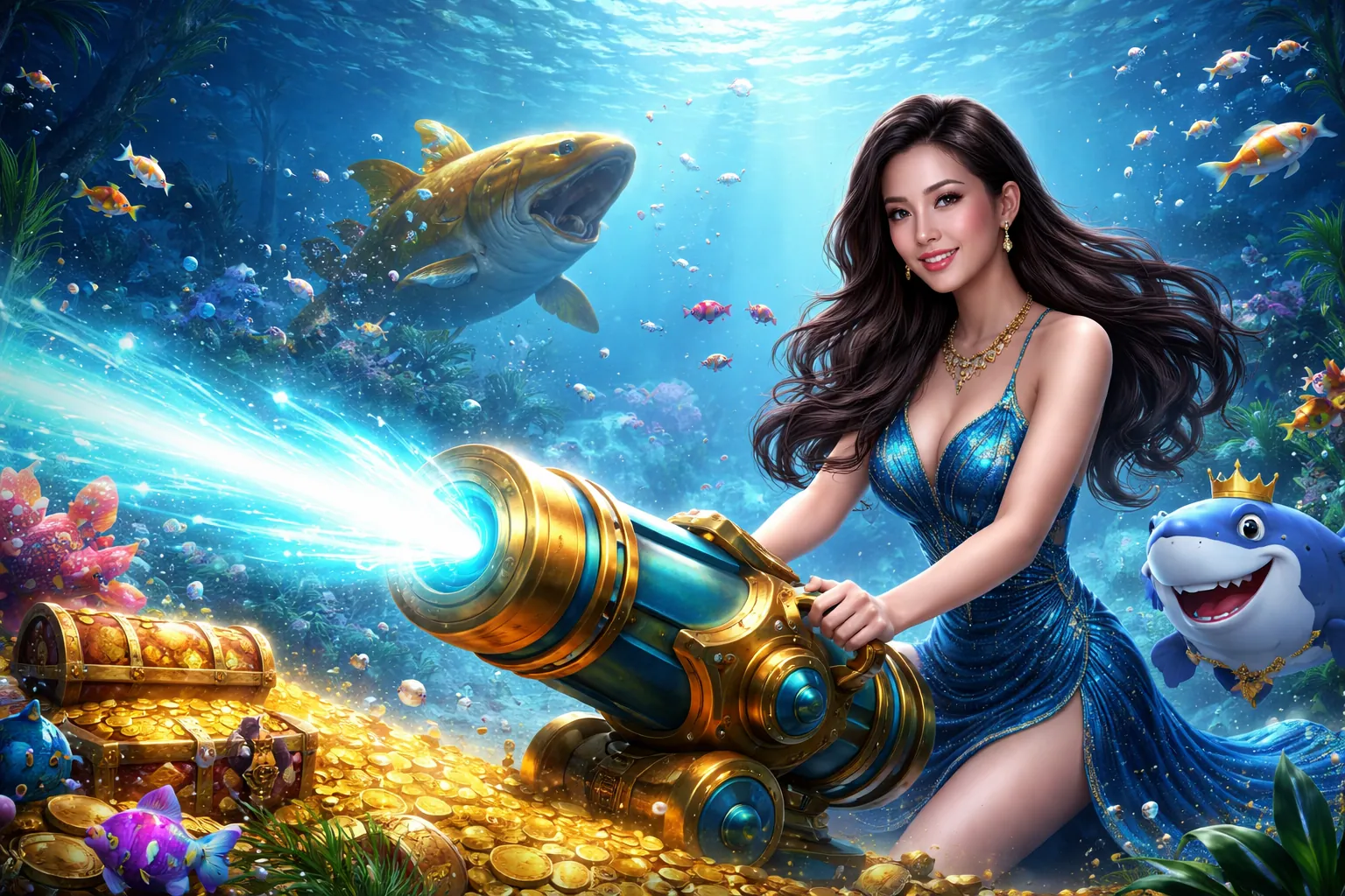 Hình ảnh hỗ trợ game bắn cá xèng online chuyên nghiệp
